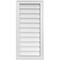 Ekena Millwork Vertical Surface Mount PVC Gable Vent w/ 2"W x 2"H , Brickmould Sill Frame, 16"W x 34"H GVPVE16X3403SN - alternate 1